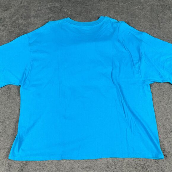 Vintage Native American Hanging Beads T Shirt 90s Blue Size XL Single Stitch - Picture 2 of 5